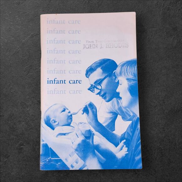 1963 Infant Care Pamphlet + Ephemera Lot Children’s Bureau John J Rhodes Rambler - Picture 2 of 12